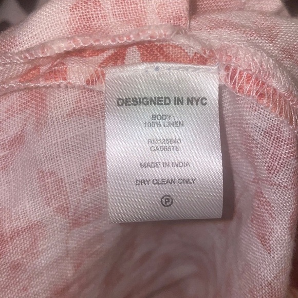 Intermix - Maya high waist coral linen shorts - Picture 8 of 8